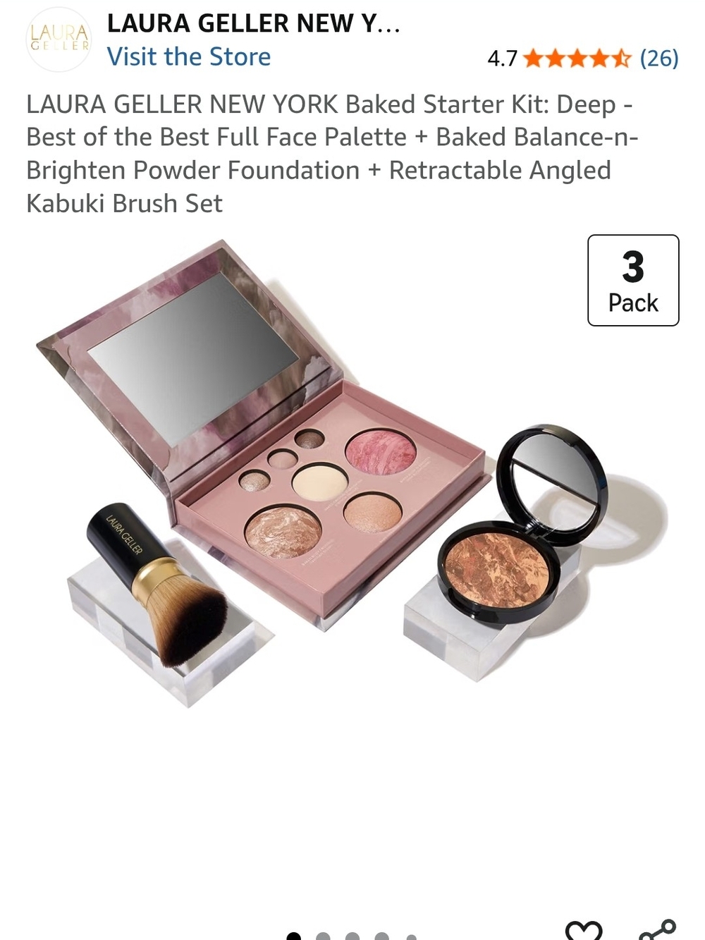 The BEST of The BEST-Baked Started Kit-Laura Geller In deep